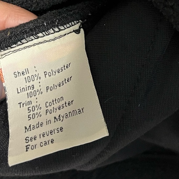 North End Pro Club Black Fleece Quarter-Zip Pullover - Size Large - Picture 6 of 16